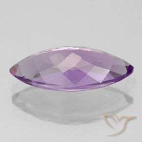 Améthyste Violet rosâtre moyen naturelle Marquise, 4.24 ct, VS