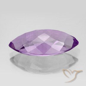 Améthyste Pourpre violacé moyen naturelle Marquise, 6.53 ct, VS