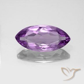 3.94ct Naturel Pourpre violacé moyen Améthyste, Marquise, VS