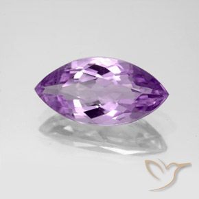 Améthyste Violet violacé naturelle Marquise, 4.32 ct, VS-SI