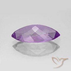 Améthyste Violet violacé naturelle Marquise, 4.32 ct, VS-SI