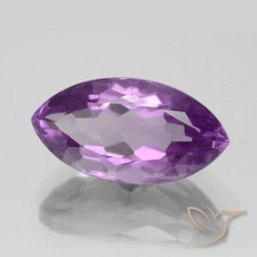 Améthyste Violet violacé naturelle Marquise, 5.52 ct, VS