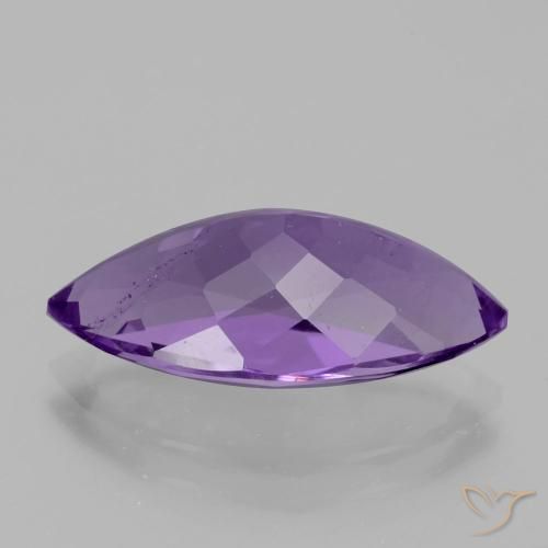 Améthyste Violet moyen naturelle Marquise, 5.15 ct, VS-SI