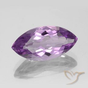 Améthyste Violet violacé naturelle Marquise, 4.57 ct, VVS-VS