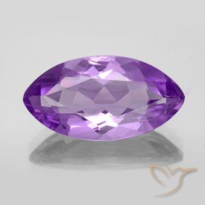 Améthyste Violet vif naturelle Marquise, 6.40 ct, VS