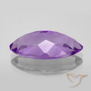 Améthyste Violet vif naturelle Marquise, 6.40 ct, VS