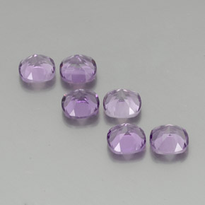 Achetez naturel 5,51ct magenta léger améthyste gems, coupe coussin, en provenance brésil chez gemselect. en stock, livraison internationale!