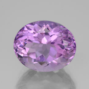 Améthyste violet naturelle coupe ovale, 5,84 ct, VS