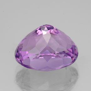 Améthyste violet naturelle coupe ovale, 5,84 ct, VS
