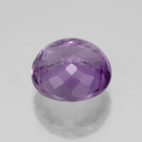 Améthyste Violet naturelle Coupe roude, 5.13 ct, VS