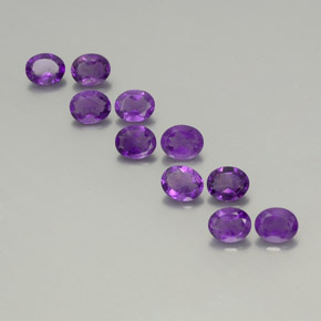 Achetez naturel 3.09ct Violet foncé Améthyste gems, Coupe ovale, En provenance Brésil chez GemSelect. En stock, livraison internationale!