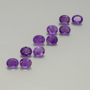Achetez naturel 3.09ct Violet foncé Améthyste gems, Coupe ovale, En provenance Brésil chez GemSelect. En stock, livraison internationale!