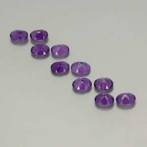 Achetez naturel 3.09ct Violet foncé Améthyste gems, Coupe ovale, En provenance Brésil chez GemSelect. En stock, livraison internationale!