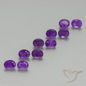 Shop natural 3.83ct Violet vif Améthyste gems, ovale, from Brésil at GemSelect. In stock, global shipping!