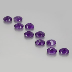 Achetez naturel 3,64ct violet moyen-foncé améthyste gems, coupe ovale, en provenance brésil chez gemselect. en stock, livraison internationale!