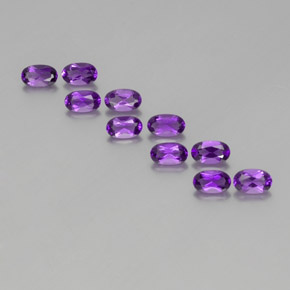 Achetez naturel ct Violet Améthyste gems, Coupe ovale, En provenance Brésil chez GemSelect. En stock, livraison internationale!
