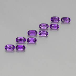 Achetez naturel ct Violet Améthyste gems, Coupe ovale, En provenance Brésil chez GemSelect. En stock, livraison internationale!