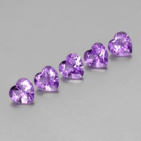 Achetez naturel ct violet améthyste gems, forme de coeur, en provenance brésil chez gemselect. en stock, livraison internationale!