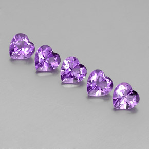 Achetez naturel ct violet améthyste gems, forme de coeur, en provenance brésil chez gemselect. en stock, livraison internationale!
