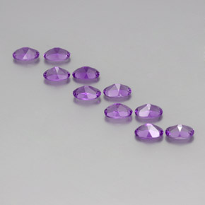 Achetez naturel 4.08ct Violet rose vif Améthyste gems, Coupe ovale, En provenance Brésil chez GemSelect. En stock, livraison internationale!