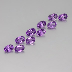 Achetez naturel ct Violet Améthyste gems, Coupe ovale, En provenance Brésil chez GemSelect. En stock, livraison internationale!