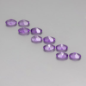 Achetez naturel ct Violet Améthyste gems, Coupe ovale, En provenance Brésil chez GemSelect. En stock, livraison internationale!