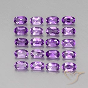 Shop natural 4.38ct Violet violacé Améthyste gems, ovale, from Brésil at GemSelect. In stock, global shipping!