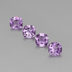 Achetez naturel ct Violet Améthyste gems, Coupe coussin, En provenance Brésil chez GemSelect. En stock, livraison internationale!
