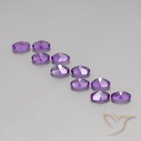 Shop natural 3.88ct Violet violacé Améthyste gems, ovale, from Brésil at GemSelect. In stock, global shipping!