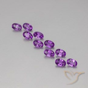 Shop natural 4.09ct Pourpre violacé moyen Améthyste gems, ovale, from Brésil at GemSelect. In stock, global shipping!