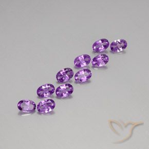 Shop natural 3.77ct Pourpre violacé profond Améthyste gems, ovale, from Brésil at GemSelect. In stock, global shipping!