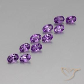 Shop natural 4.05ct Pourpre violacé moyen Améthyste gems, ovale, from Brésil at GemSelect. In stock, global shipping!