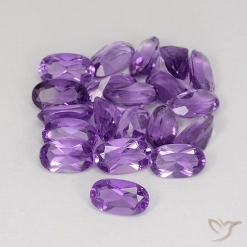 Shop natural 4.25ct Violet moyen Améthyste gems, ovale, from Brésil at GemSelect. In stock, global shipping!