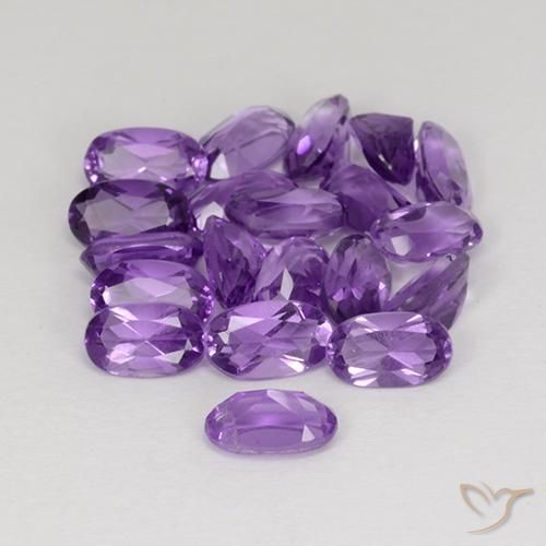 Shop natural 4.25ct Violet moyen Améthyste gems, ovale, from Brésil at GemSelect. In stock, global shipping!