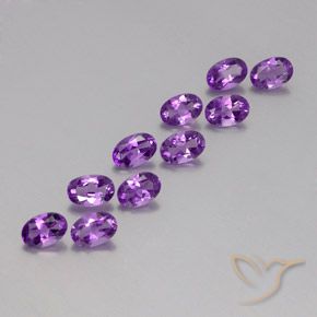 Shop natural 4.00ct Pourpre violacé moyen Améthyste gems, ovale, from Brésil at GemSelect. In stock, global shipping!