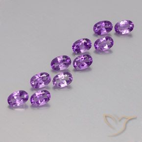 Shop natural 4.16ct Violet violacé Améthyste gems, ovale, from Brésil at GemSelect. In stock, global shipping!