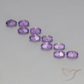 Shop natural 4.09ct Violet violacé Améthyste gems, ovale, from Brésil at GemSelect. In stock, global shipping!