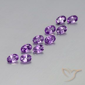 Shop natural 3.94ct Violet violacé Améthyste gems, ovale, from Brésil at GemSelect. In stock, global shipping!