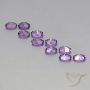 Shop natural 3.94ct Violet violacé Améthyste gems, ovale, from Brésil at GemSelect. In stock, global shipping!