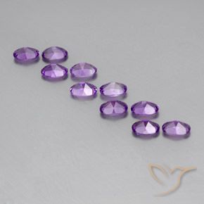 Shop natural 4.01ct Pourpre violacé moyen-foncé Améthyste gems, ovale, from Brésil at GemSelect. In stock, global shipping!