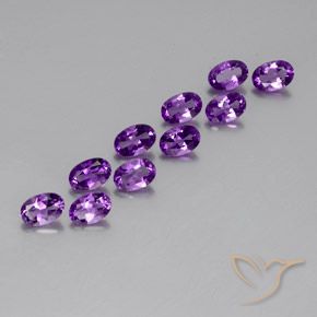 Shop natural 4.12ct Pourpre violacé moyen-foncé Améthyste gems, ovale, from Brésil at GemSelect. In stock, global shipping!