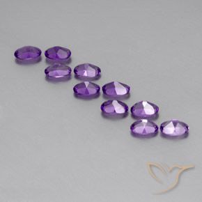 Shop natural 4.12ct Pourpre violacé moyen-foncé Améthyste gems, ovale, from Brésil at GemSelect. In stock, global shipping!