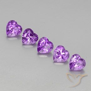 Shop natural 3.50ct Pourpre violacé moyen Améthyste gems, Cœur, from Brésil at GemSelect. In stock, global shipping!
