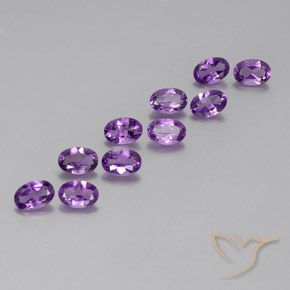 Shop natural 4.34ct Pourpre violacé moyen-foncé Améthyste gems, ovale, from Brésil at GemSelect. In stock, global shipping!