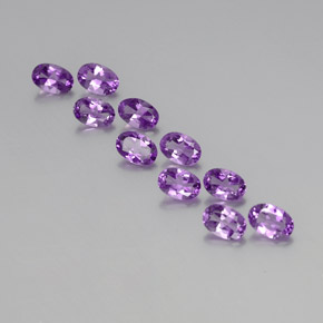 Achetez naturel 3,95ct pourpre violacé profond améthyste gems, coupe ovale, en provenance brésil chez gemselect. en stock, livraison internationale!