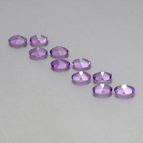 Achetez naturel 3,95ct pourpre violacé profond améthyste gems, coupe ovale, en provenance brésil chez gemselect. en stock, livraison internationale!
