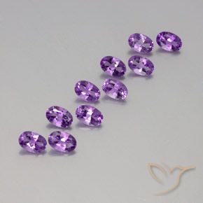 Shop natural 3.82ct Violet violacé Améthyste gems, ovale, from Brésil at GemSelect. In stock, global shipping!