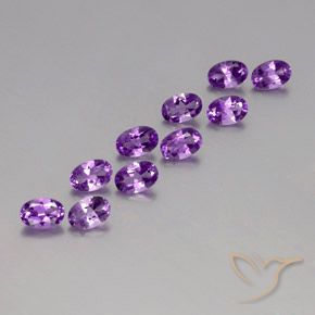 Shop natural 3.96ct Violet violacé Améthyste gems, ovale, from Brésil at GemSelect. In stock, global shipping!