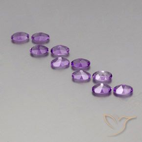 Shop natural 3.93ct Pourpre violacé moyen-foncé Améthyste gems, ovale, from Brésil at GemSelect. In stock, global shipping!