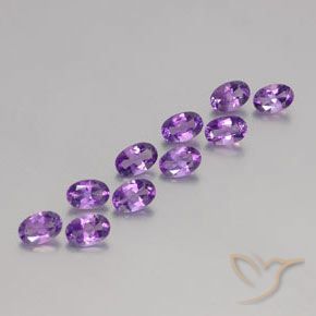 Shop natural 4.08ct Violet violacé Améthyste gems, ovale, from Brésil at GemSelect. In stock, global shipping!